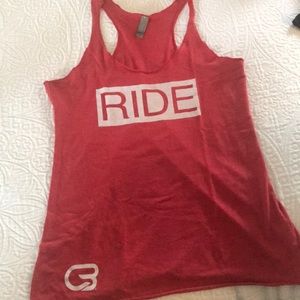 Red cyclebar tank